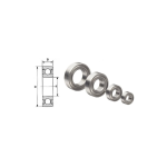 Bearing 15.90 X 06.35MM 5 8" X 1 4"