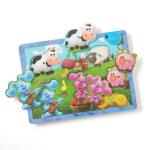 Melissa Blues Clues & You Wooden Musical Farm Sound Puzzle
