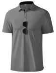 Asyjumpd Mens Golf Polo Shirts Short Sleeve Dry Fit Lightweight Performance Moisture Wicking Casual Regular Fit Collared Golf Sh