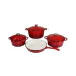 Cast Iron Cookware Set 7PCE - Cosave Power Build & Whole Rs