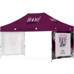 3M Ovation Sublimated Gazebo 4.5M X 2 Short Full-wall Skins