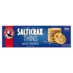 Bakers Salticrax Thins Salted Crackers 112G