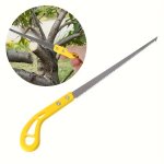 1 Pack Pruning Saws 13.19-INCH 33.5CM And 8.66-INCH 22CM Garden Wallboard Saws Yellow Manganese Steel Fine-tooth Hand Saws With