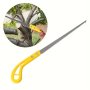 1 Pack Pruning Saws 13.19-INCH 33.5CM And 8.66-INCH 22CM Garden Wallboard Saws Yellow Manganese Steel Fine-tooth Hand Saws With Ergonomic Non-slip Handle