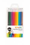 Khoki 10 Pack Propelling Colour Pencils