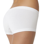 Boody Bamboo Women's Boyleg Briefs - White - L