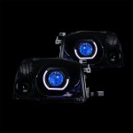 Nissan Navara D22 Bushdoof Bi-led Angry Eye Headlights Pair For