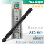 Super Hss Drill Bit Double Ended 3.25MM Bulk