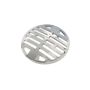 Shower Grid. Round. Chrome Plated. 75MM - 5 Packs