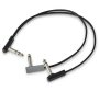 Warwick Rockboard Flat Patch Y-splitter Cable - 30 Cm / 11 13/16 Inch Black