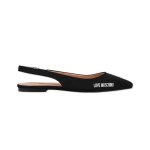 Ballerina Logo Slingbacks -black