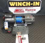 Runva Winch 4 500LBS 12V With Synthetic Rope 2 041KG Wired Remote For