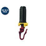 Rackstuds 2.2MM 100-PACK Red RSL2.2R100-S2A Tool-less Server Rack Mounting Solution