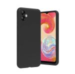 Liquid Silicone Back Case Compatible With Samsung Galaxy A06 - Black