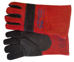 Pioneer Tough Black red Air Cusioned Welding Glove 35CM - Black red