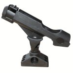 360-DEGREE Adjustable Fishing Rod Holder For Kayak And Boat Fishing - Securely Mounts On Track - Enhances Fishing Experience