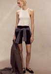 Rib-knit Vest Top - Cream
