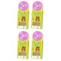 4 Pack - Colour & Shape Matching Toy For Fun Educational Play - Green
