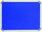 Info Board Aluminium Frame - 1500 1200MM - Royal Blue