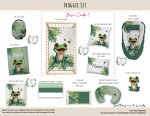 Cot Duvet Bedding Froggie