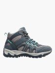 Hi-tec Santa Cruz Mid Boots In Grey & Mint - Grey And Mint 7