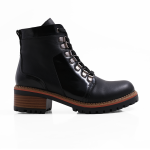 Heather Black - Black 42 Leather patent