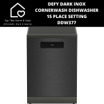 Defy Dark Inox Cornerwash Dishwasher - 15 Place Setting DDW377