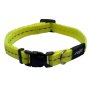 Rogz Utility Small 11mm Nitelife Dog Collar - Dayglo Yellow Reflective