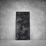Laser Cut Screen - Design 095 - 1040 X 535 X 20 Rusted Steel Outdoor