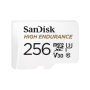 SanDisk High Endurance 256GB Class 10 Microsdxc Card With Adapter
