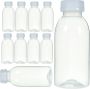 10PCS 300ML Heat-resistant Plastic Milk Tea Drinking Bottles For Travel