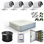 Hikvision 1080P 4CH Diy Camera Kit With 1TB Hdd