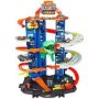 City Robo T-rex Ultimate Garage Multi-level Multi-play Mode Park Stores + 100 1:64 Scale Cars Includes 2 X Cars