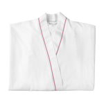 White Egyptian Cotton Gown - Large Rose