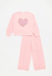 PoP Candy Heart Print Track Suit Set - Pink