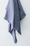 Blue Grey Muslin Swaddle Blanket