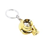 Turbocharger Keyring With LED Light & Turbo Sound Effect Gold - Autostyle Motorsport South Africa
