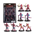 Monster Protectors 8 Fantasy Kobold MINI Figures- All Unique Designs- 1" Hex-sized Compatible With Dnd Dungeons And Dragons & Pa