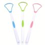 Tongue Scraper Cleaner Tongue Coating Cleaning Scraper: Keep Your Breath Fresh On-the-Go With Portable Oral Hygiene Care