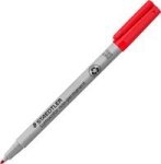 Staedtler Lumocolor Non-permanent Universal Fineliner - M Red 10 Pack