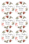 Personalised Christmas Gift Stickers - Merry Christmas - Afrikaans