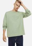 Relaxed Fit Jersey Top - Light Green