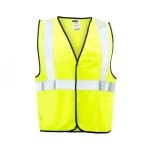 Lime Flame Retardant Reflective Jackets With Flame Retardant Tape