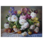 Adult Diy Paint By Numbers Kit - Flower Medley
