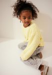 Knitted Chenille Jumper - Yellow