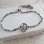 CBA103553 - Personalized Photo Bracelet Stainless Steel