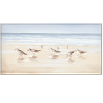 Beach Birds Oil On Canvas Wall Art Painting 600MM X 1200MM