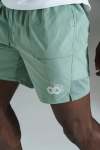 Mesh Inset Active Shorts - XL Green