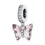 925 Sterling Silver Charm Butterfly Charm For Bracelet Charm For Women