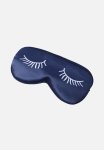 - Satin Eye Mask - Eyelash Design - Navy